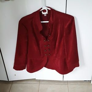 Suade cloth jacket